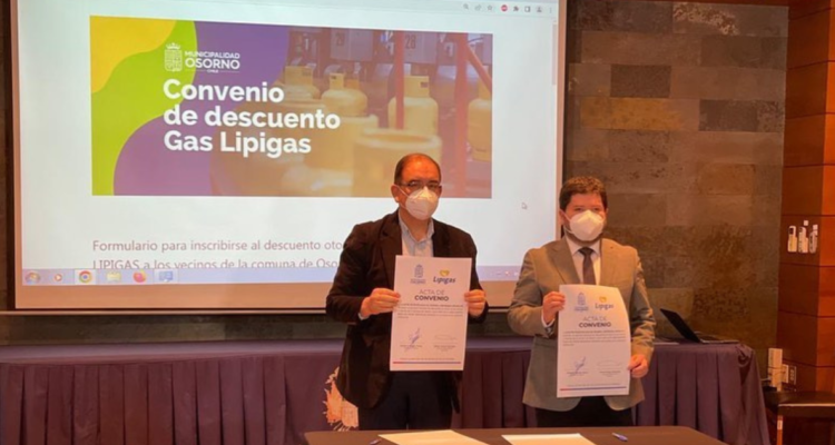 Municipio de Osorno firma acuerdo con distribuidora para que comunidad acceda a gas más barato