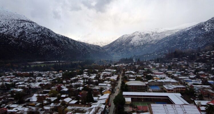 Nieve en la región Metropolitana