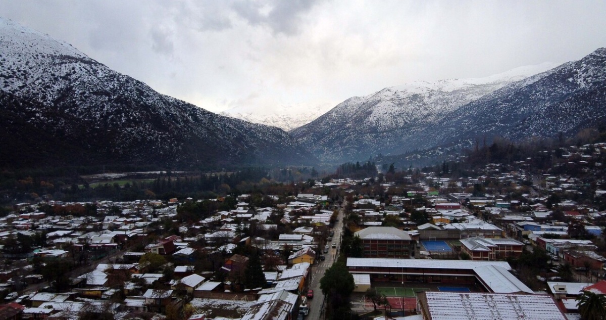 Nieve en la región Metropolitana
