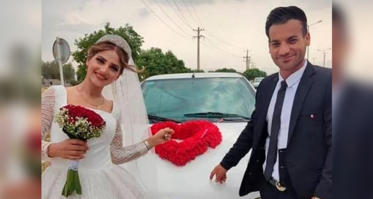Novia muerta bala loca en matrimonio