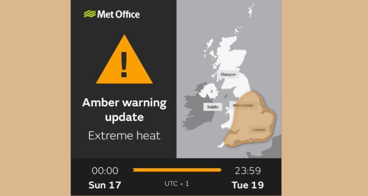 Ola de calor en el sur de UK