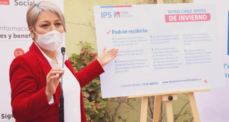 Ministra del Trabajo, Jeanette Jara.