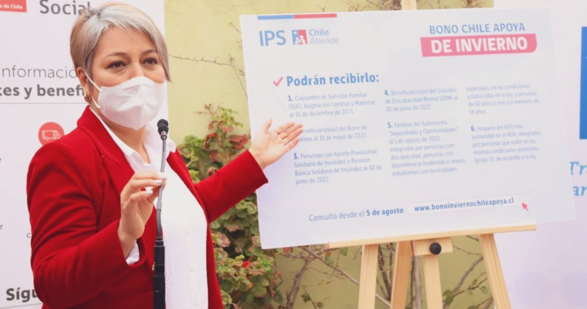 Ministra del Trabajo, Jeanette Jara.