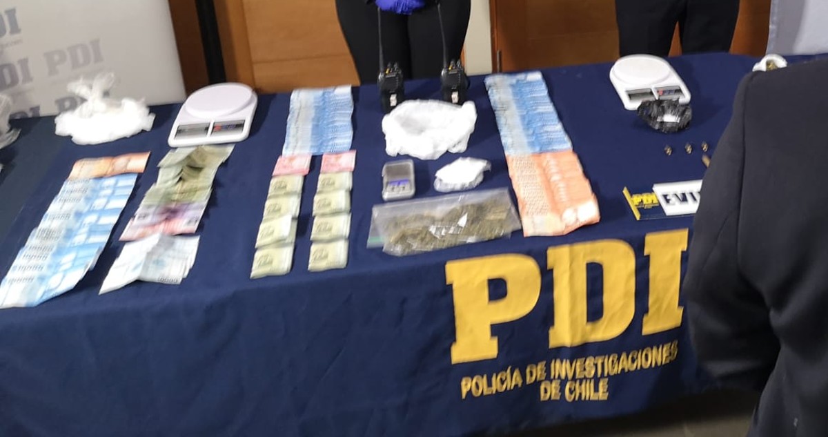 PDI capturó “al Guti” y a 8 personas de su banda por tráfico de drogas y lavado de activos