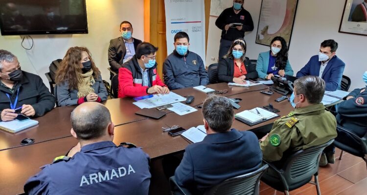 Reunión por sistema frontal en Coquimbo
