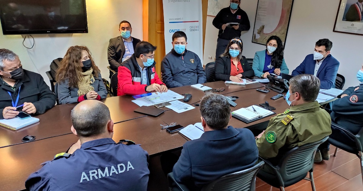 Reunión por sistema frontal en Coquimbo
