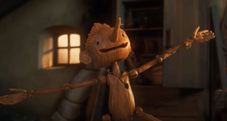 El muñeco Pinocho, el protagonista de la nueva película de Guillermo del Toro.