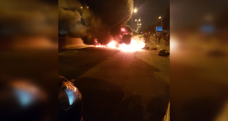 Protesta en Playa Blanca