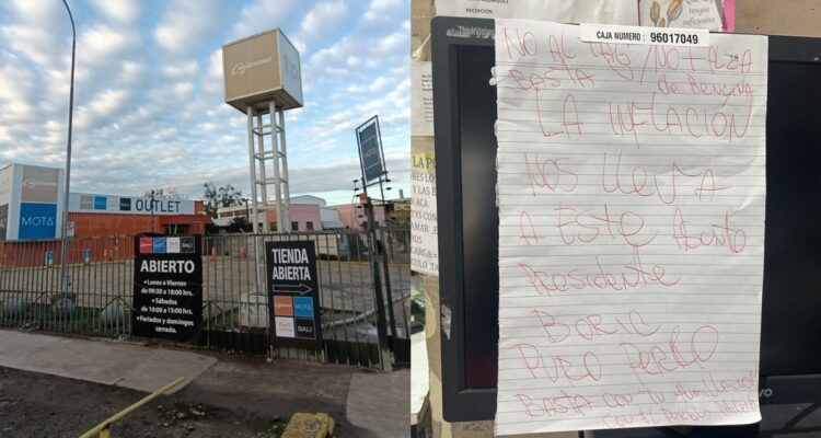 “Presidente Boric puro perro”: delincuentes dejan mensaje culpando a la inflación tras robo en Maipú