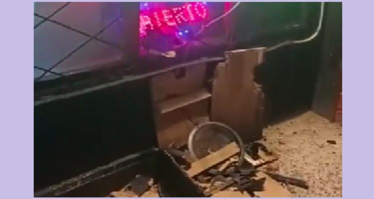 Daños en botillería de Punta Arenas