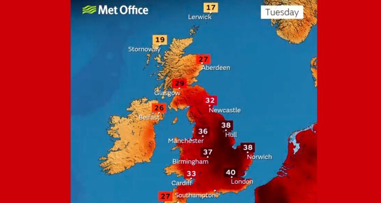 Calor en Reino Unido