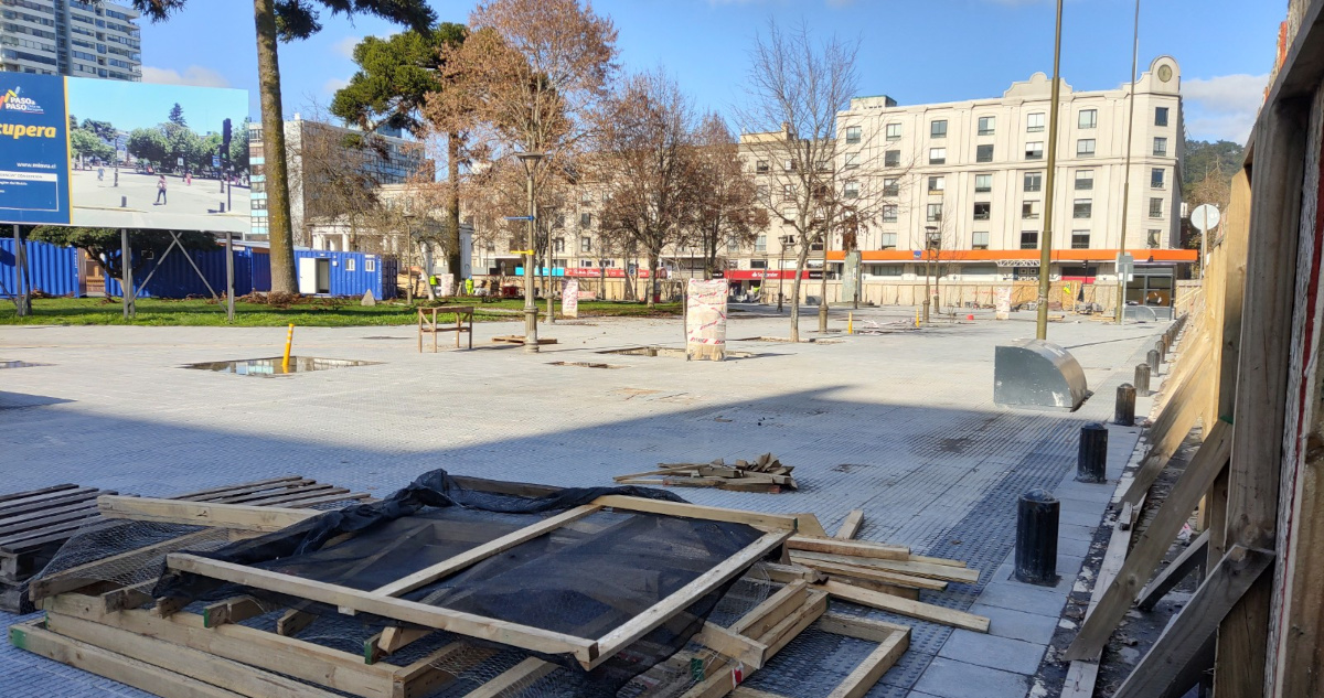 Remodelación de la Plaza Independencia de Concepción