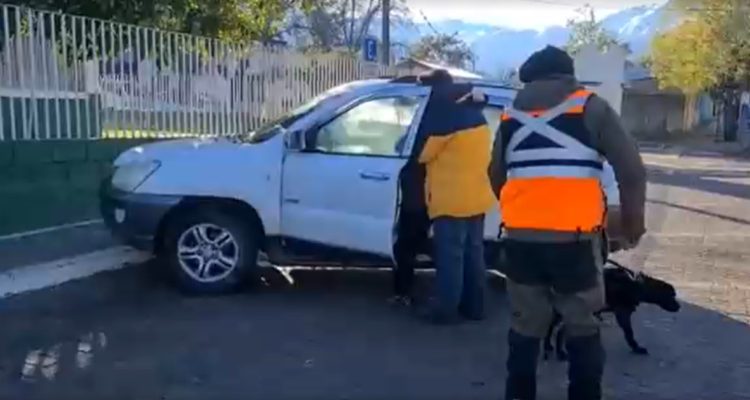 rescatan a hombre junto a su perro en Vicuña