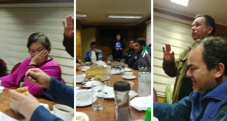 amenazas mapuches reunión pescadores