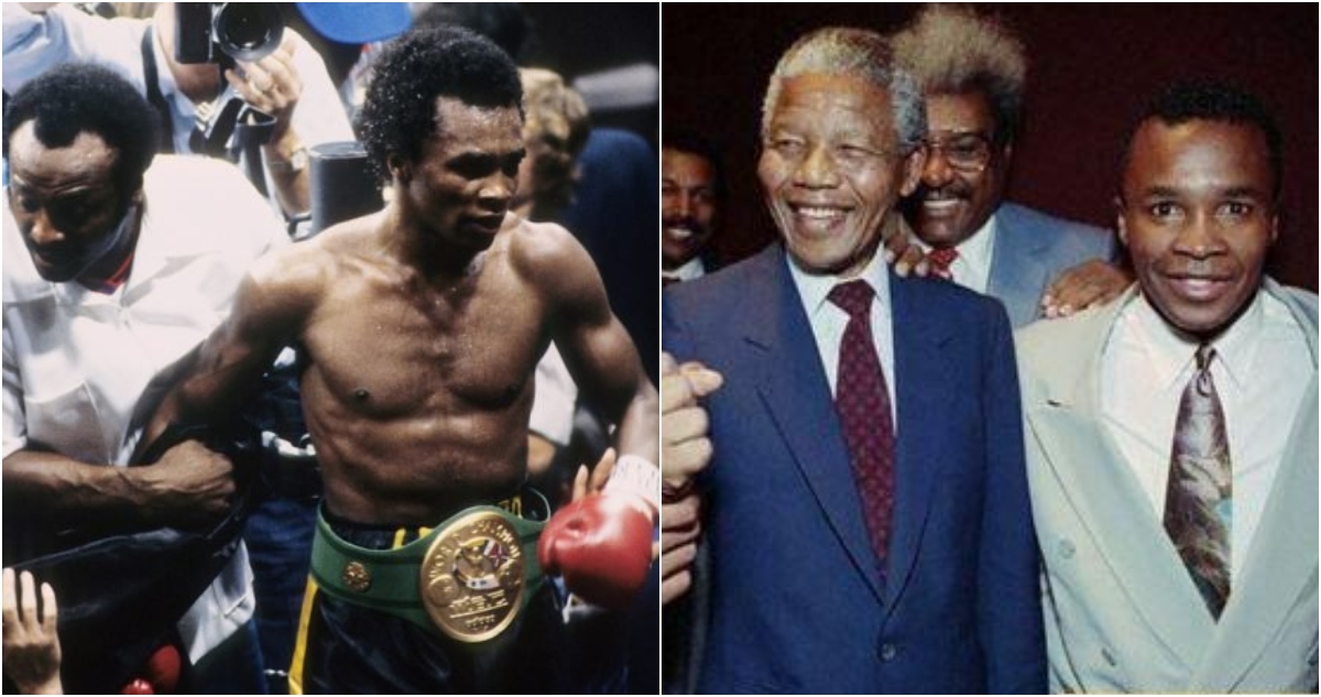 ‘Sugar’ Ray Leonard y Nelson Mandela