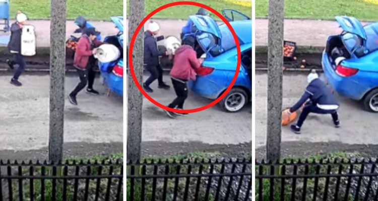 Captan robo de balones de gas en Alerce, Puerto Montt