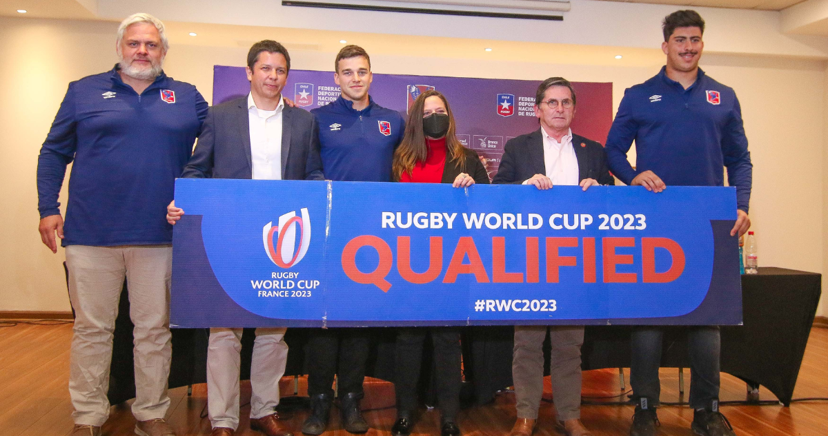 Los ‘Cóndores’ llegan a Chile tras clasificar al Mundial de Rugby de Francia 2023.