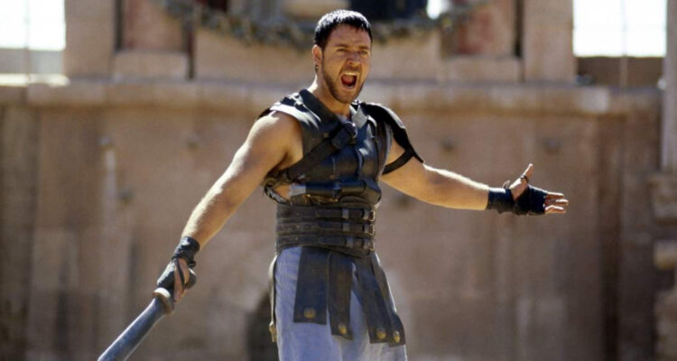 Russell Crowe en “Gladiador”