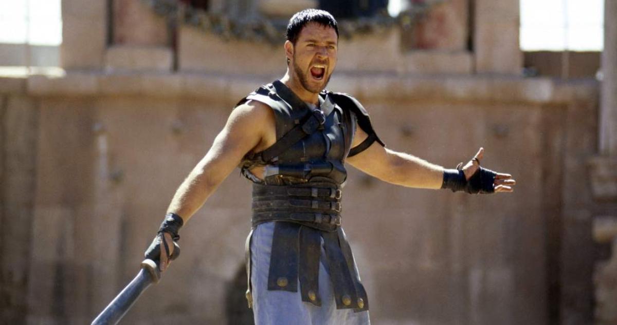 Russell Crowe en “Gladiador”