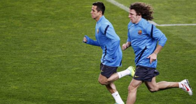 Puyol avala el retorno de Alexis al Barcelona.