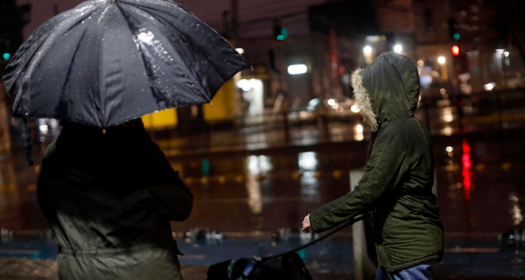 sistema frontal en región metropolitana