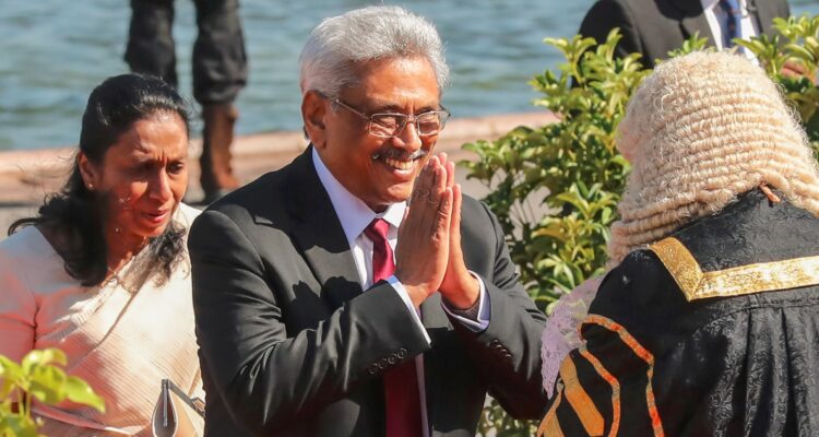 Presidente de Sri Lanka, Gotabaya Rajapaksa
