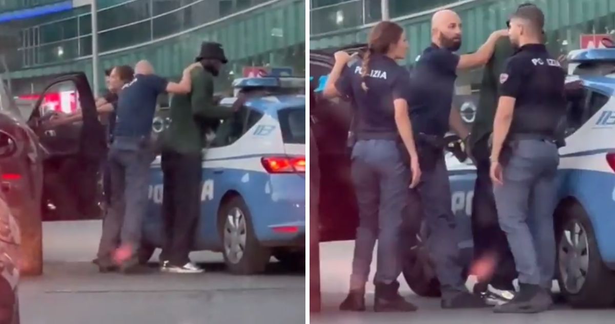 Tiémoué Bakayoko fue detenido y cacheado por la Policía.