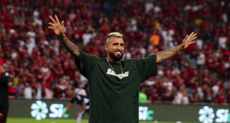 Arturo Vidal fue ovacionado en el Maracaná.