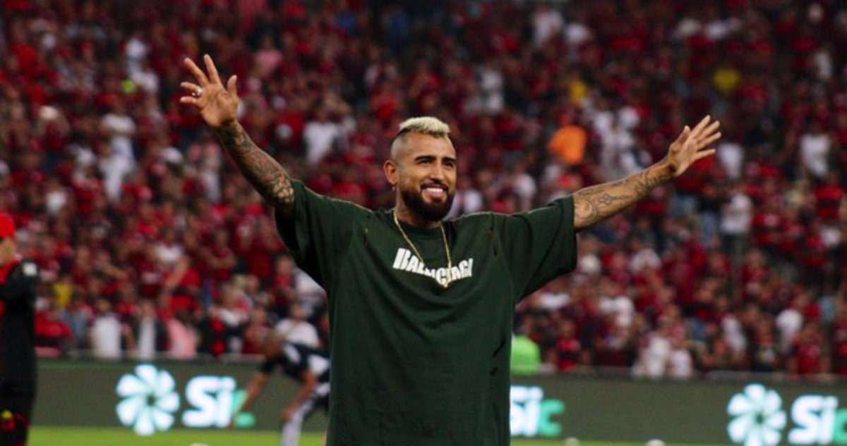 Arturo Vidal fue ovacionado en el Maracaná.