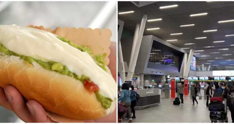 “Por esa plata me compro 6”: video viral revela elevado precio de completos en café de aeropuerto