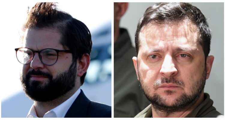 Edición, Gabriel Boric y Volodímir Zelenski.