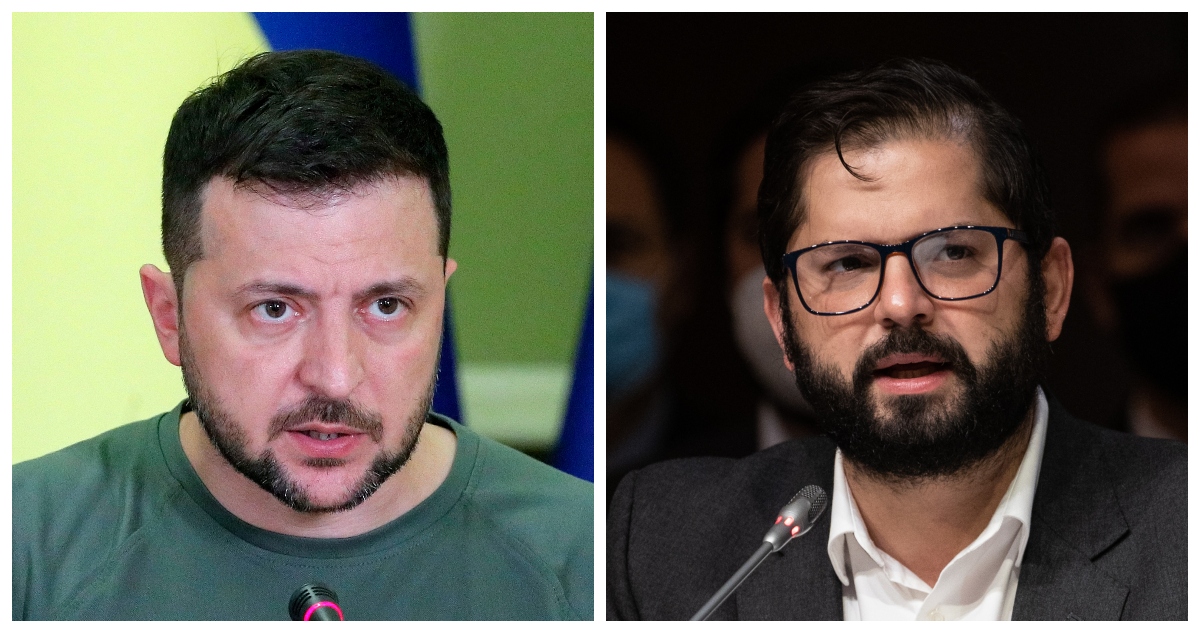 Edición, Volodimir Zelensy y Gabriel Boric.