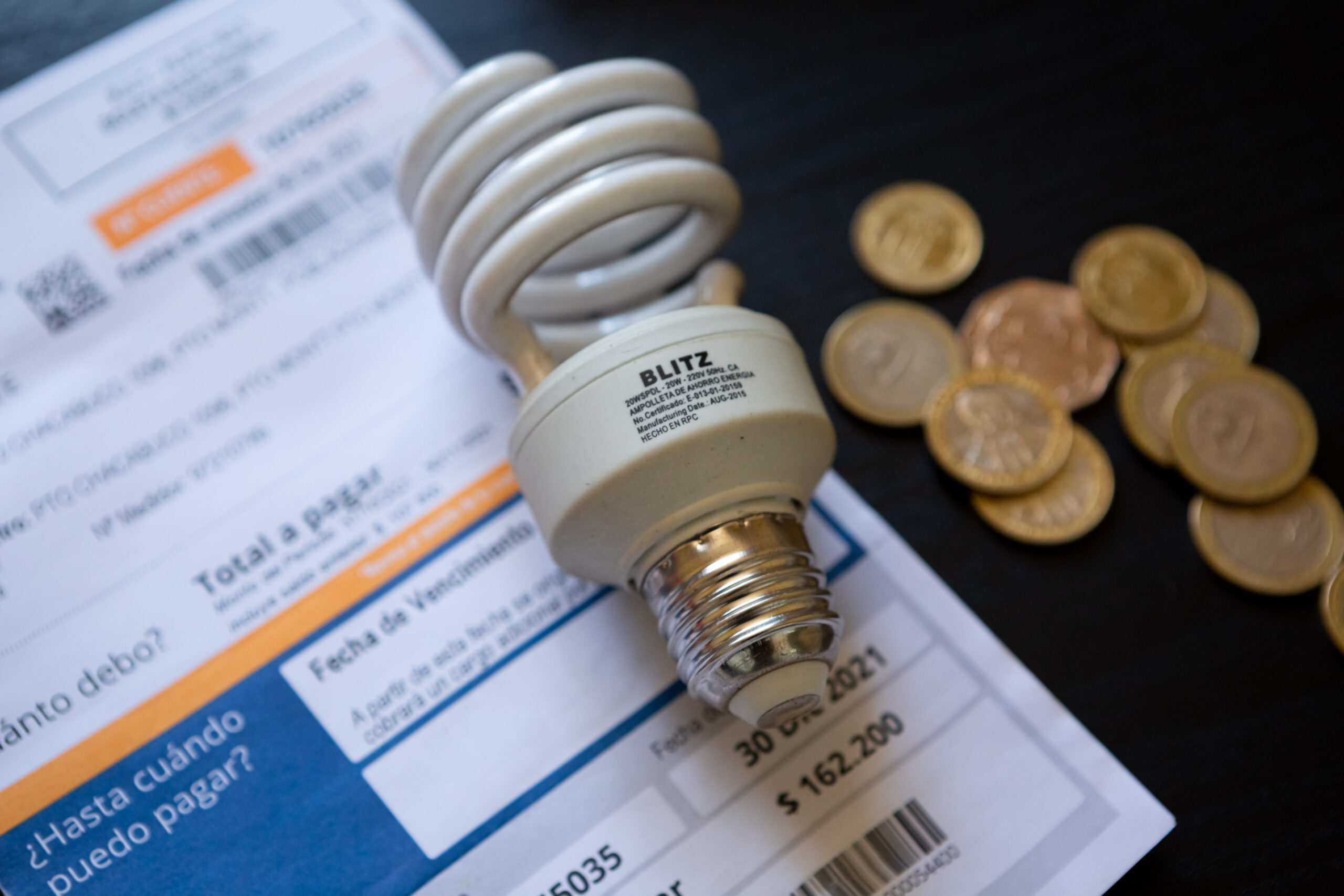 cuentas de luz