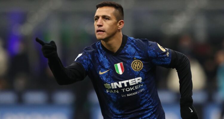 Alexis Sánchez fue despedido en las redes sociales del Inter de Milán.