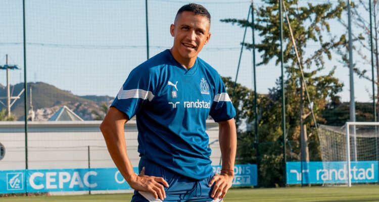 Alexis Sánchez alista su debut con el Marsella.