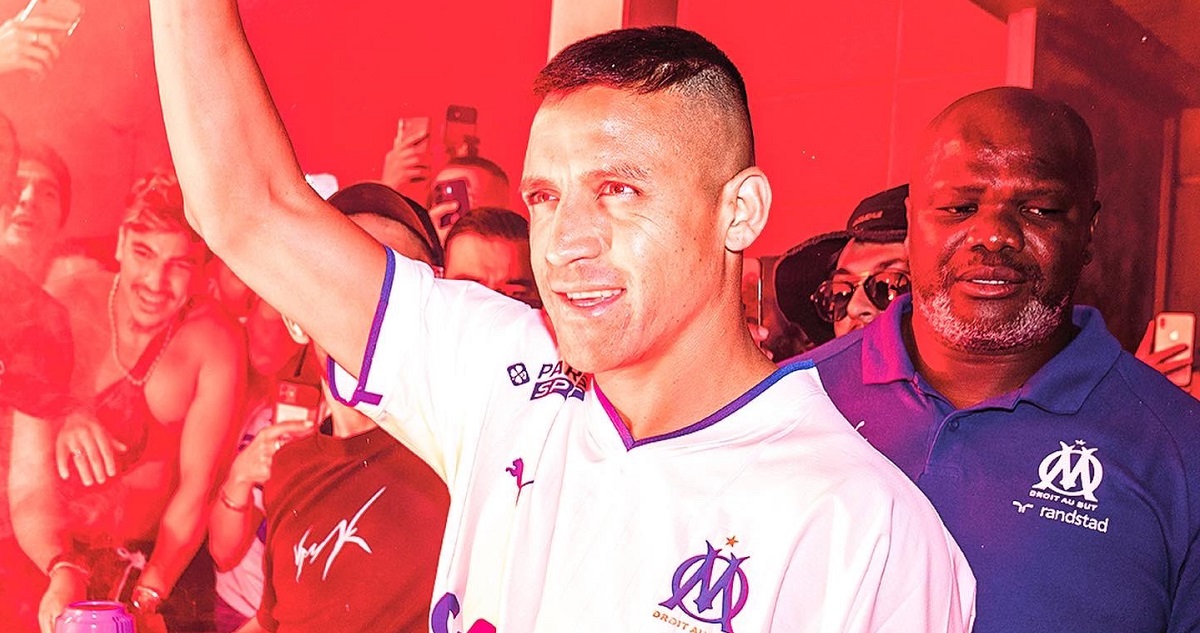 Alexis Sánchez dejó un mensaje para Chile en su presentación en Marsella.