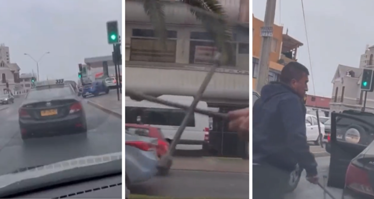 amenaza con llave de cruz