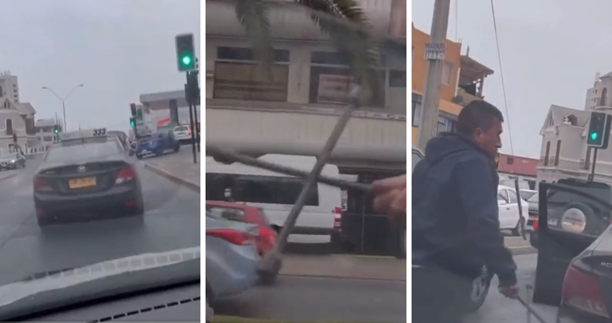 amenaza con llave de cruz
