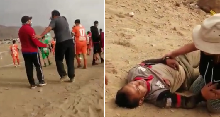 Un árbitro fue agredido brutalmente en Antofagasta