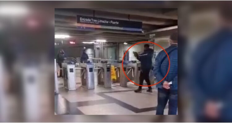 hombre armado en viña del mar