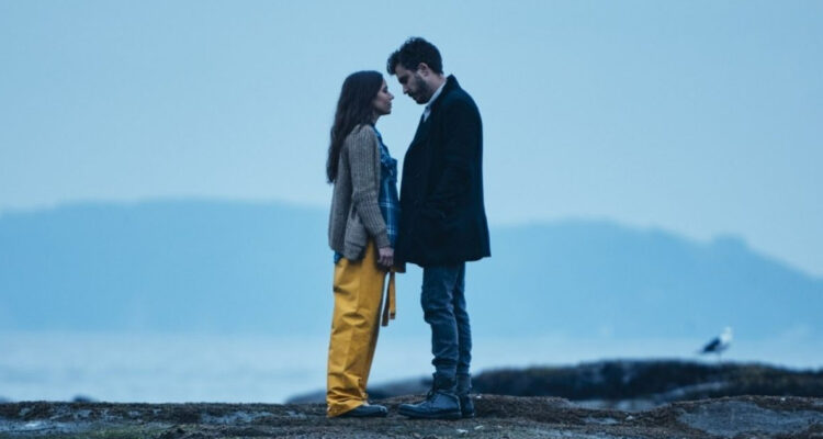 Tamara y Fabian enfrentándose en la portada de Amar profundo.