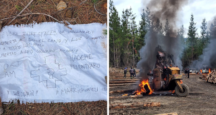Ataque incendiario en la comuna de Angol.