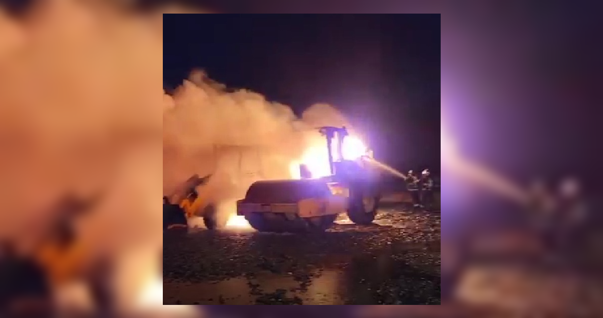 Imagen de ataque en Angol