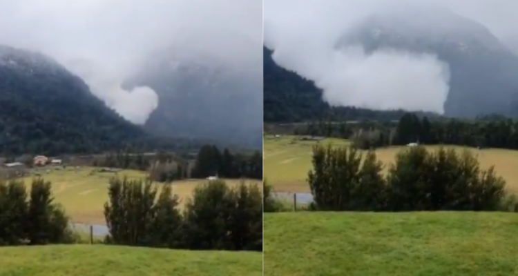 Registran avalancha en sector cordillerano de Puerto Varas