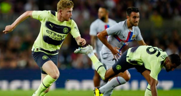 Barcelona y Manchester City se enfrentaron en duelo en contra de la ELA.