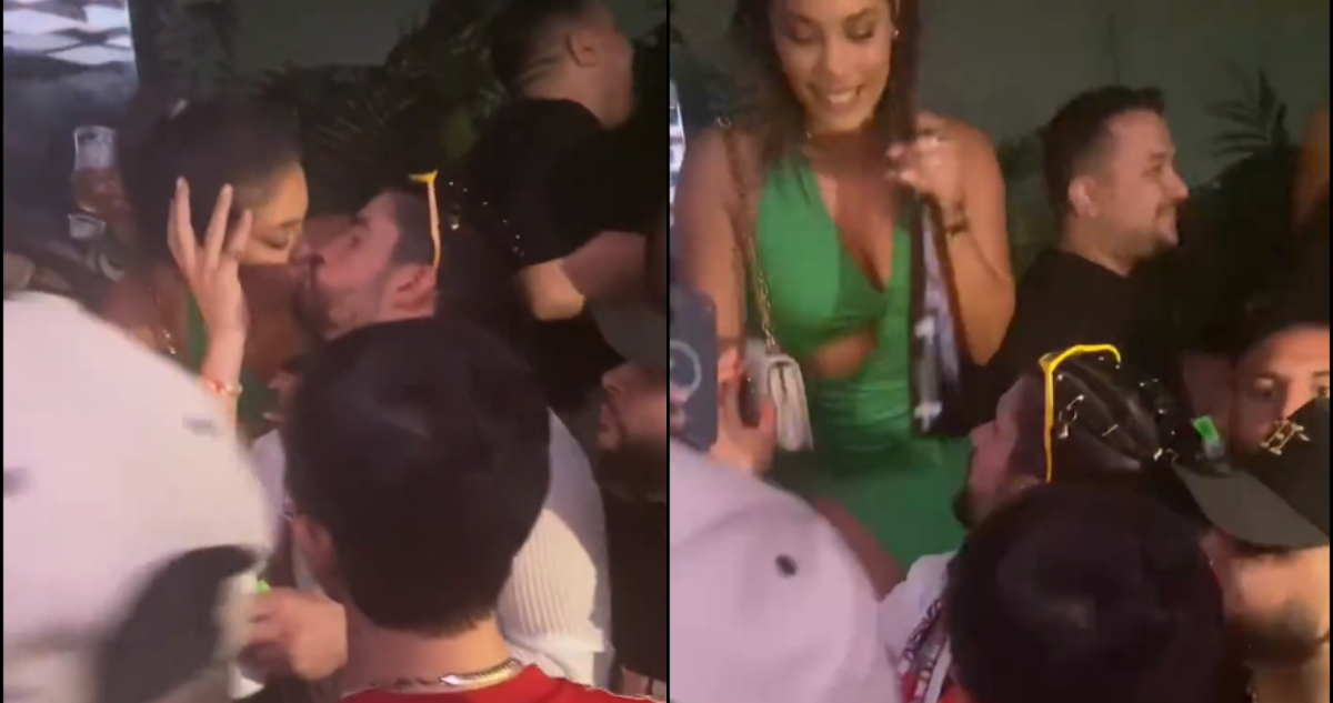 Bad Bunny: el video del momento en que una fan le roba un beso al