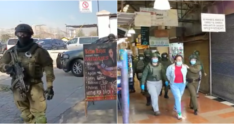 Carabineros desbarata red de tráfico en Persa Bío Bío