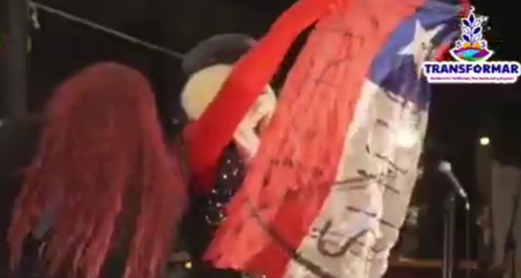 Apruebo condena acto en Valparaíso