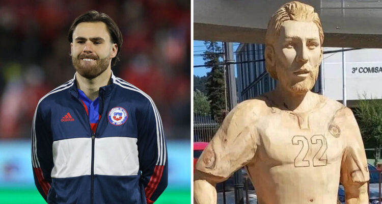 Estatua de Ben Brereton fue destruida en Penco.