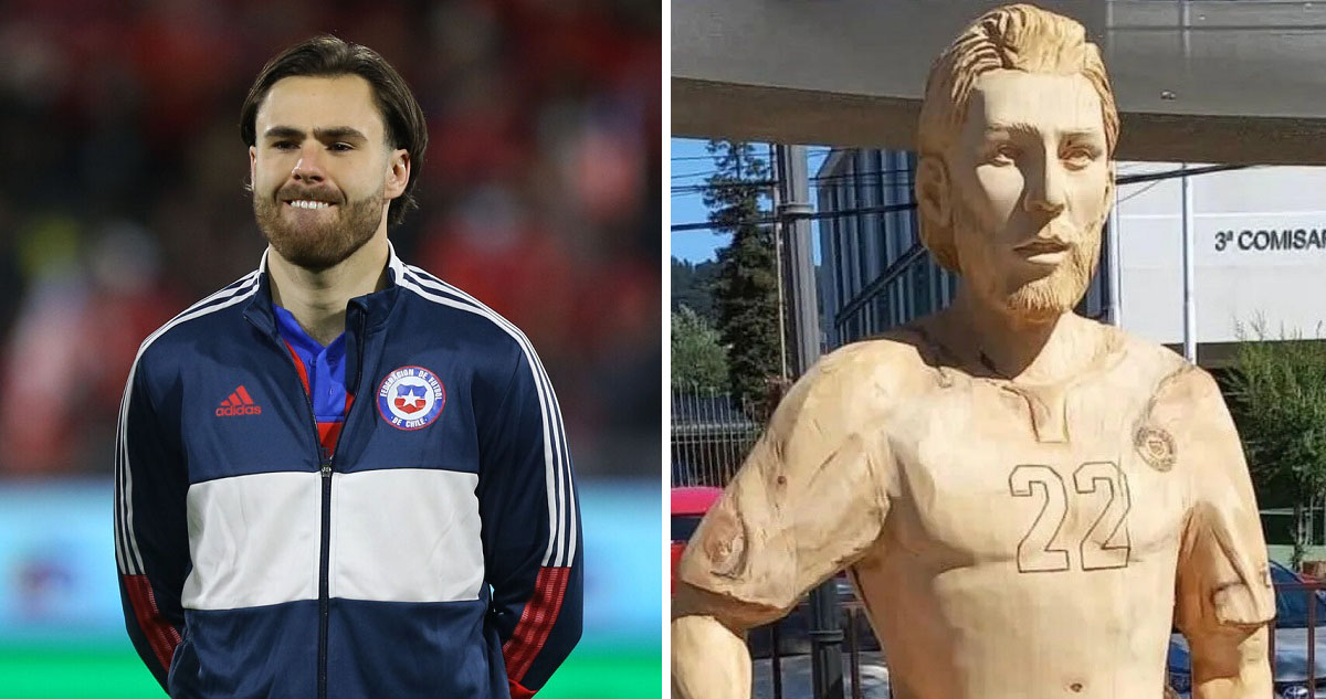 Estatua de Ben Brereton fue destruida en Penco.
